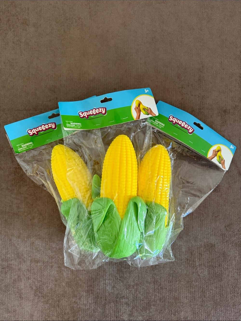 Sunny Days Squeezy Corn on the Cob
Fidget Toy | Bundle Of 3 | New